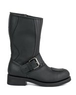 Mayura-Boots-1594-Black--Biker-Motorcycle-Boots-Women-Men-Round-Steel-Toecap-Anti-Slip-Sole-Zipper