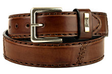 Mayura-Belt-925-Cognac-Cowboy-Western-4-cm-Wide-Jeans-Belt-Changeable-Buckle-Smooth-Leather