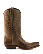Mayura-Boots-20-Chestnut-Brown--Unisex-Cowboy-Western-Boots-Pointed-Toe-Slanted-Heel-Ornamental-Stitching-Instep-Waxed-Leather